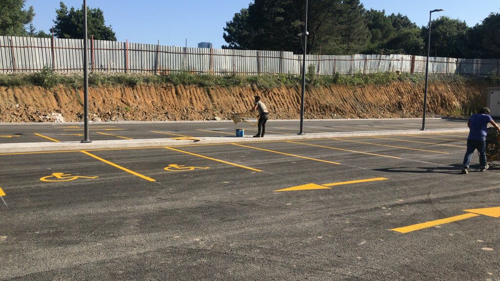 engelli otoparkı çizgileri