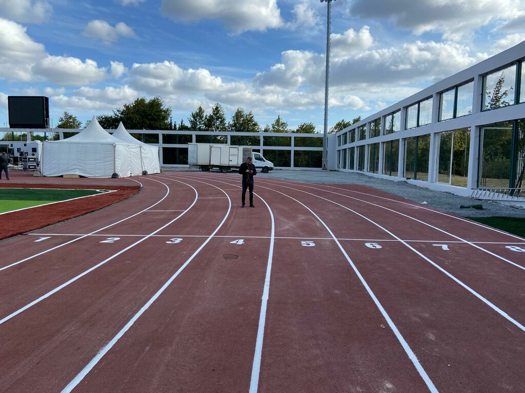 koşu yolu çizgileri