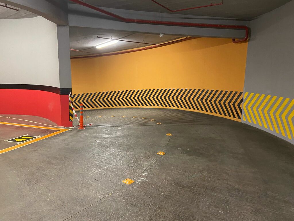 kapalı otopark duvar boyama
