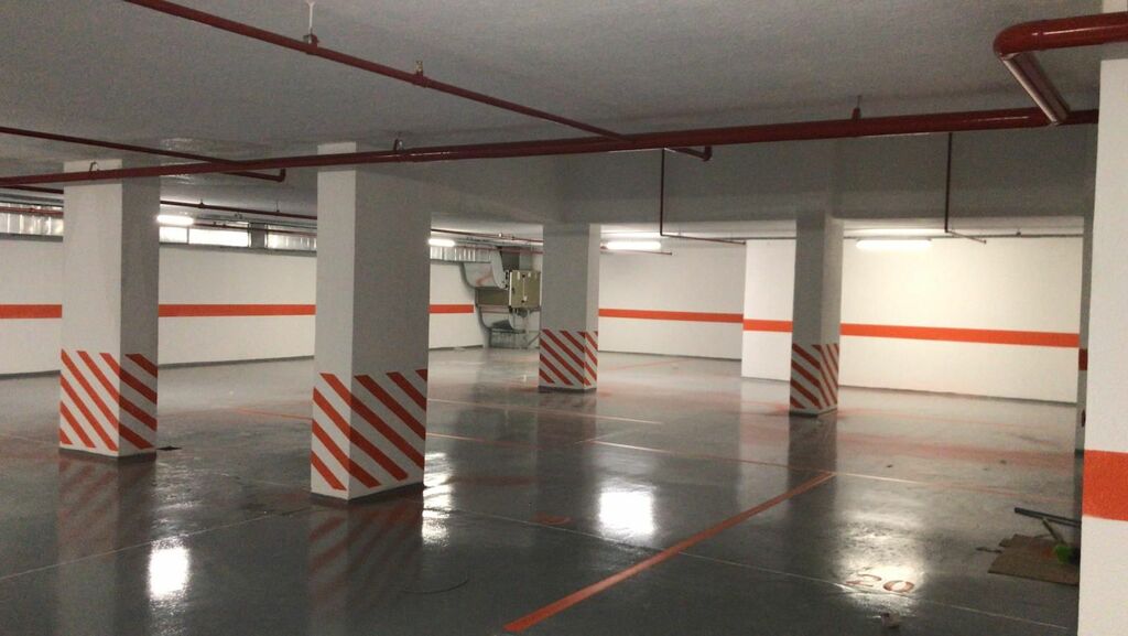otopark zemin çizgi ve duvar boyama